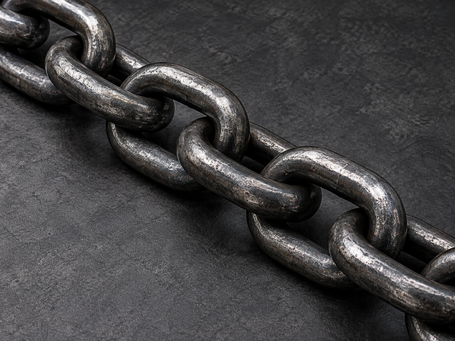 Heavy duty industrial chain links